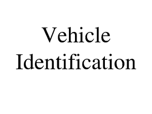 vehicle monitoring