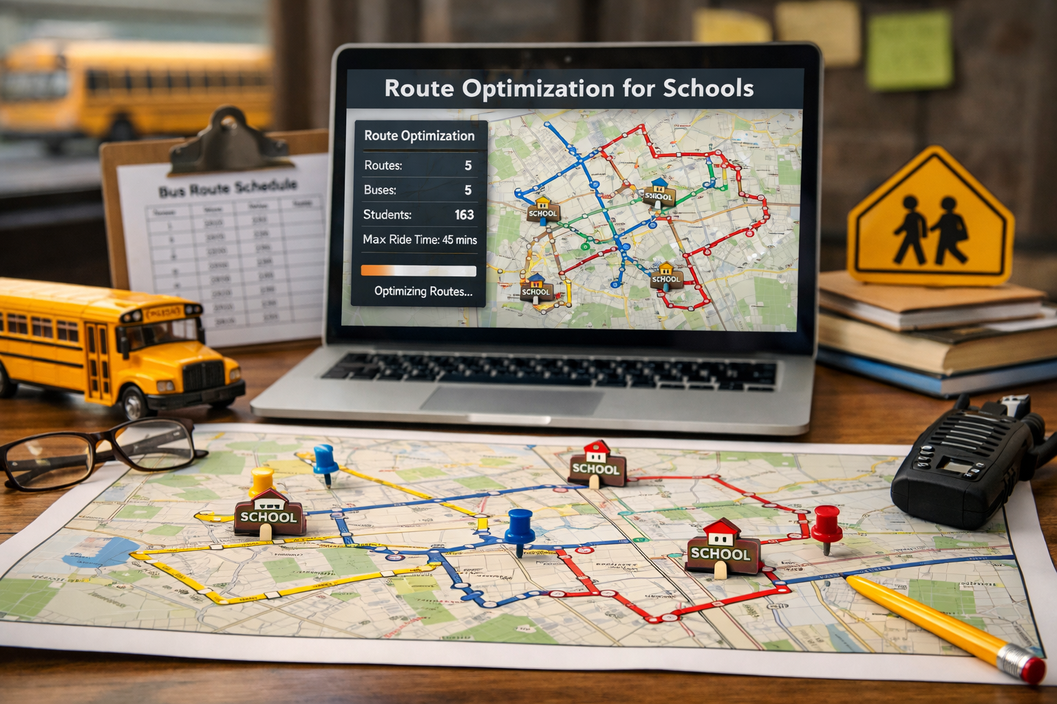 Route Optimization for Schools