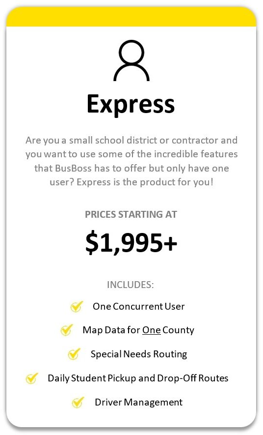 Compare Pricing Of Our School Bus Transportation Management Solutions