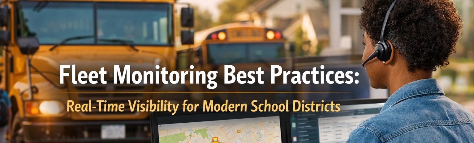 Fleet Monitoring Best Practices Real-Time Visibility for Modern School Districts
