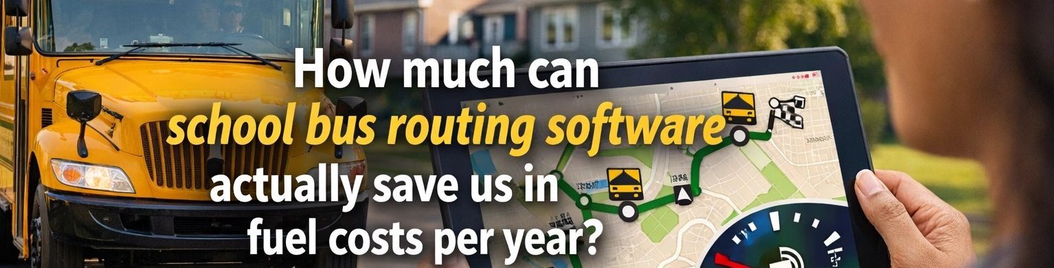 How much can school bus routing software actually save us in fuel costs per year-2