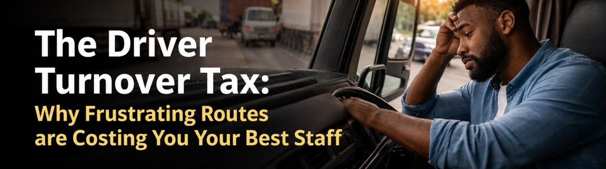 The Driver Turnover Tax: Why Frustrating Routes Cost You Staff