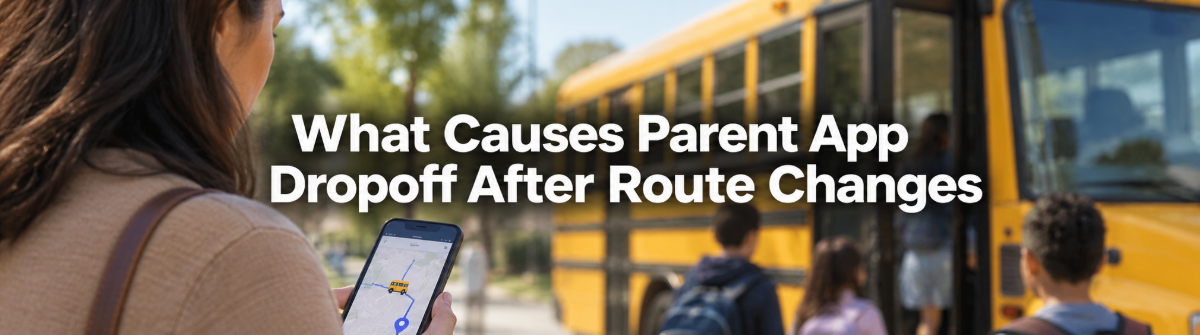 What Causes Parent App Dropoff After Route Changes
