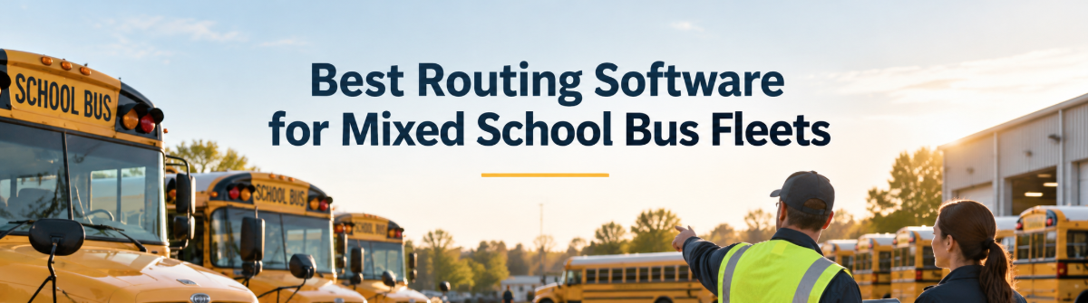 Best Routing Software for Mixed School Bus Fleets