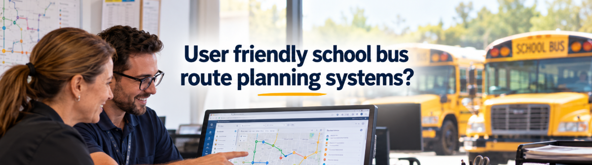 User friendly school bus route planning systems?