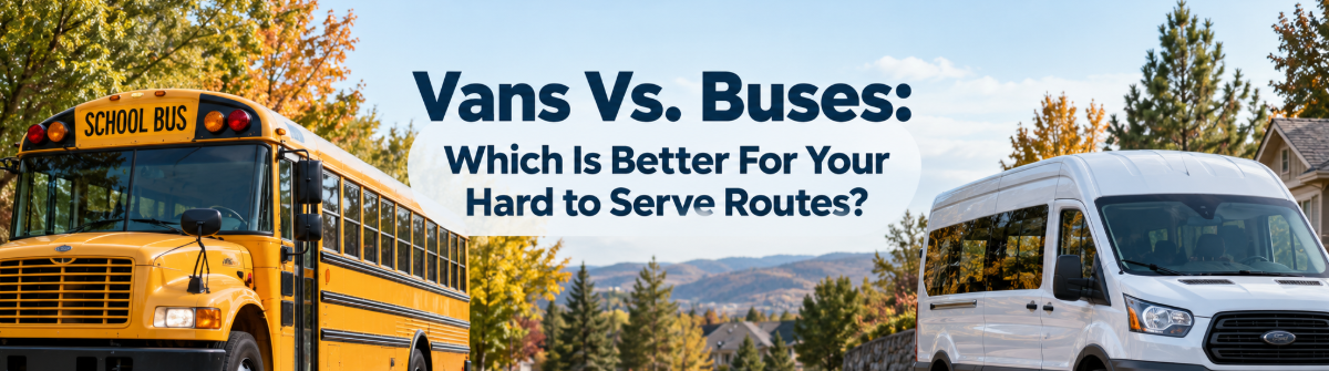 Vans Vs. Buses: Which Is Better For Your Hard to Serve Routes?