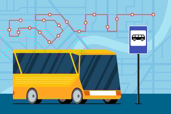 Автобусная остановка табличка