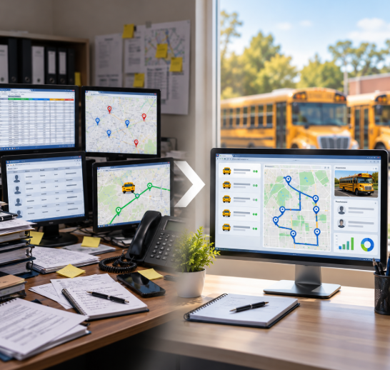 Replacing Disconnected School Transportation Systems