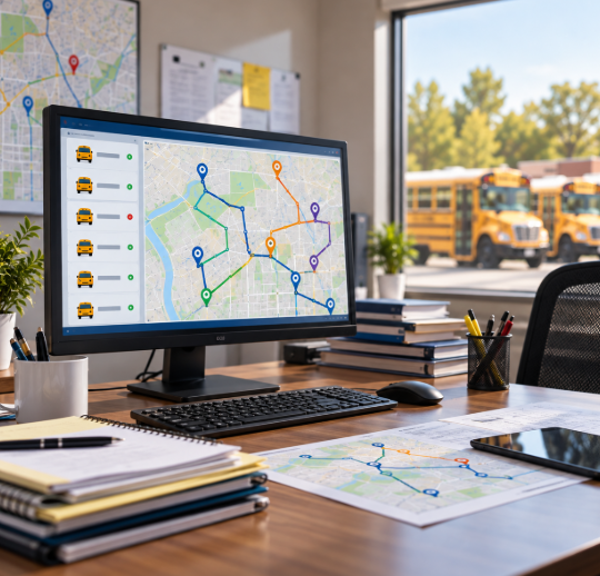 Dispatch Scalability for Large School Bus Fleets