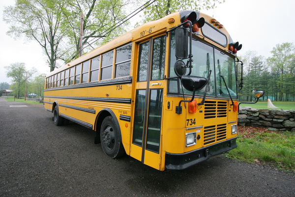 school bus idling