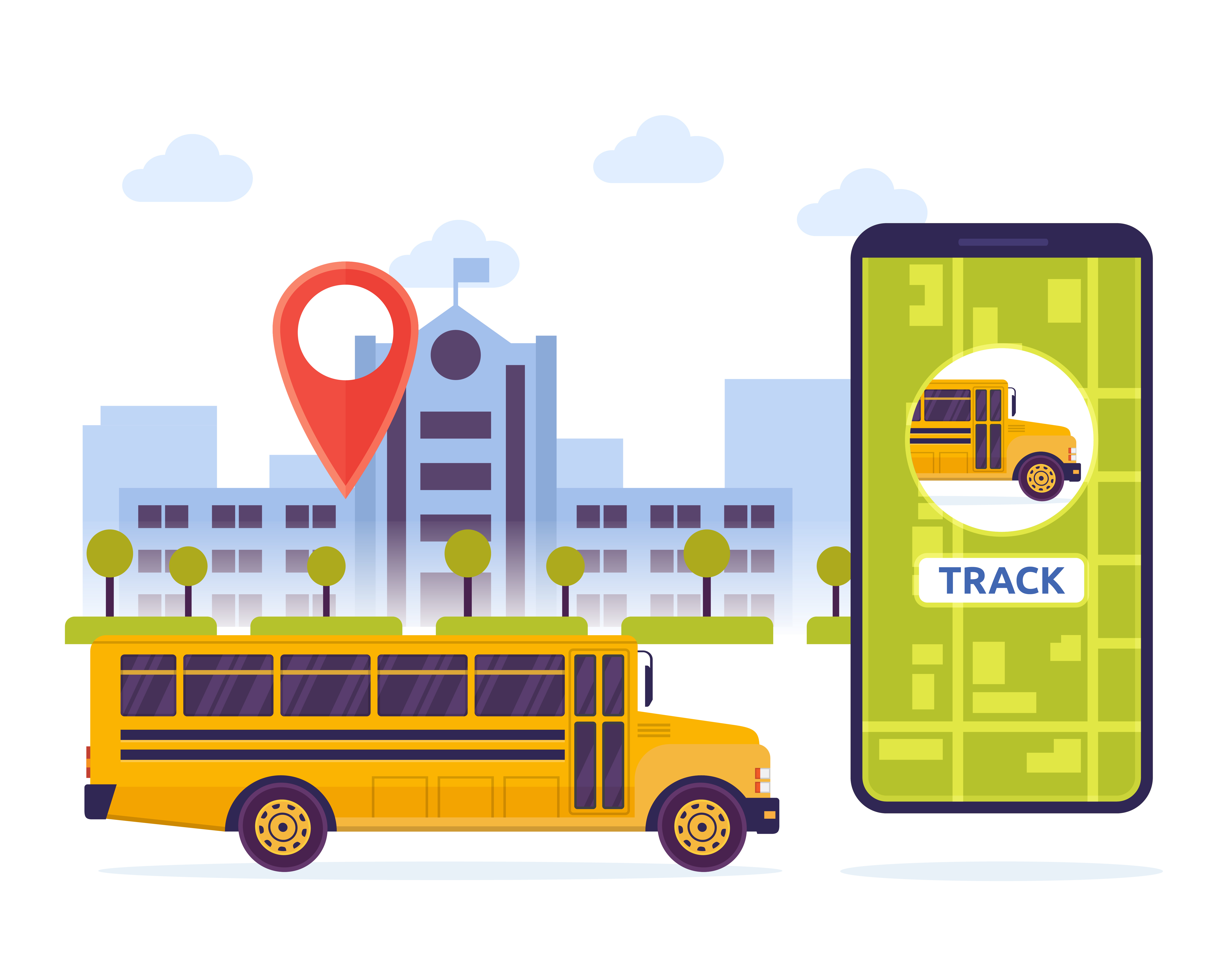 GPS school bus tracking