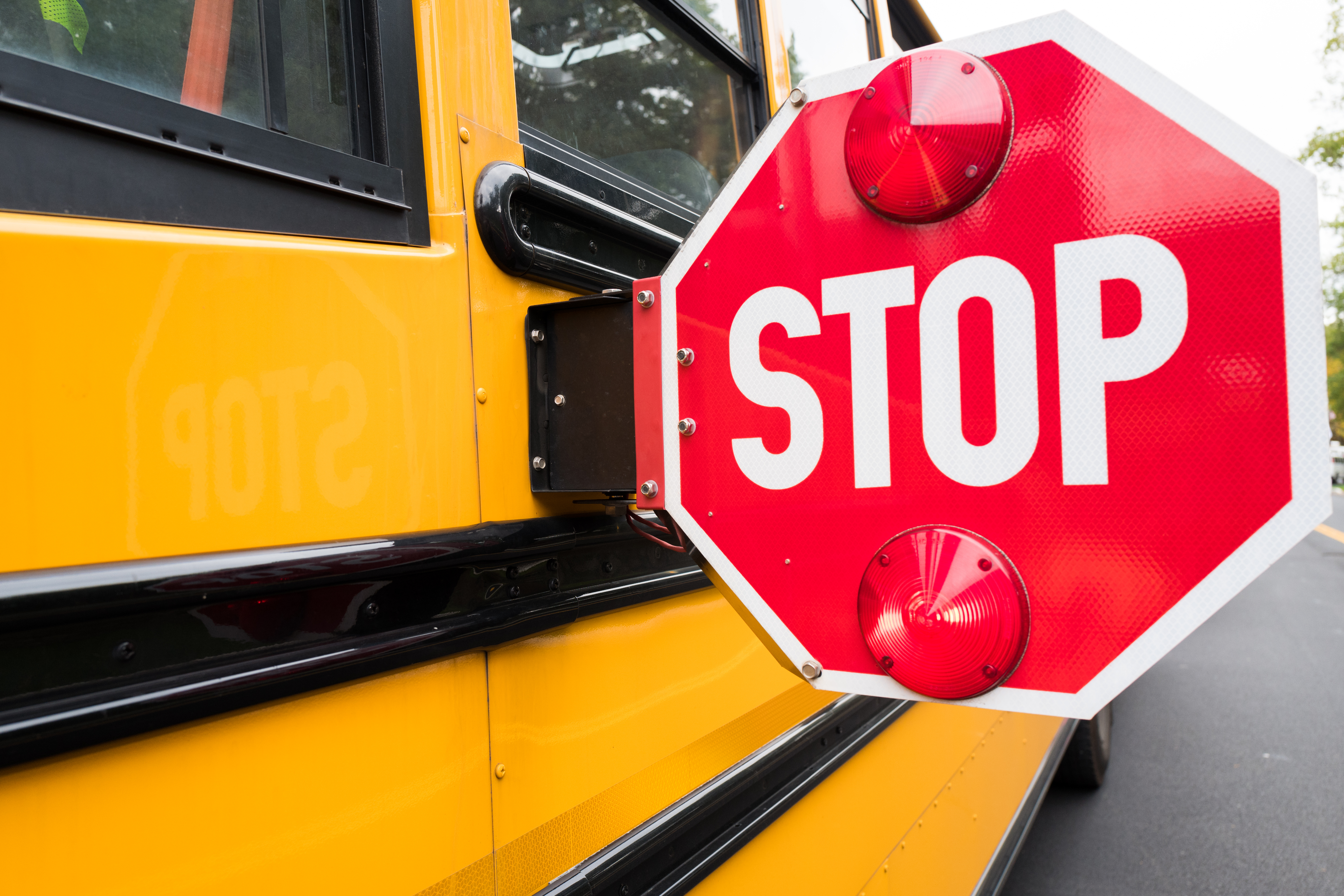 school bus stop arm